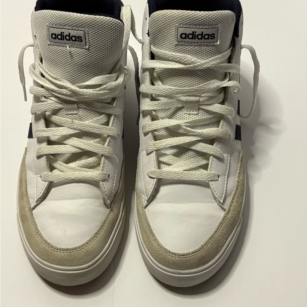 adidas White and Beige Sneakers